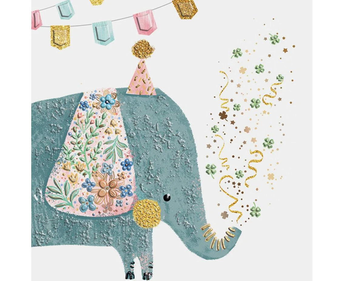 Greeting Card Elephant, 1 pc.